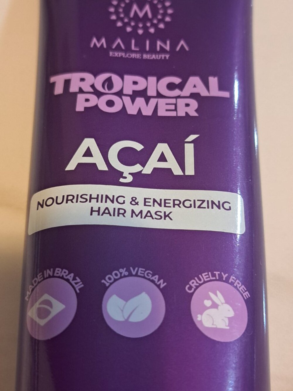 Malina Tropical Power "Acai" Nourishing & Energizing Hair Mask